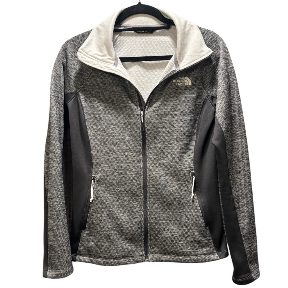 The North Face Whistler Gray and Black Full Zip Jacket.